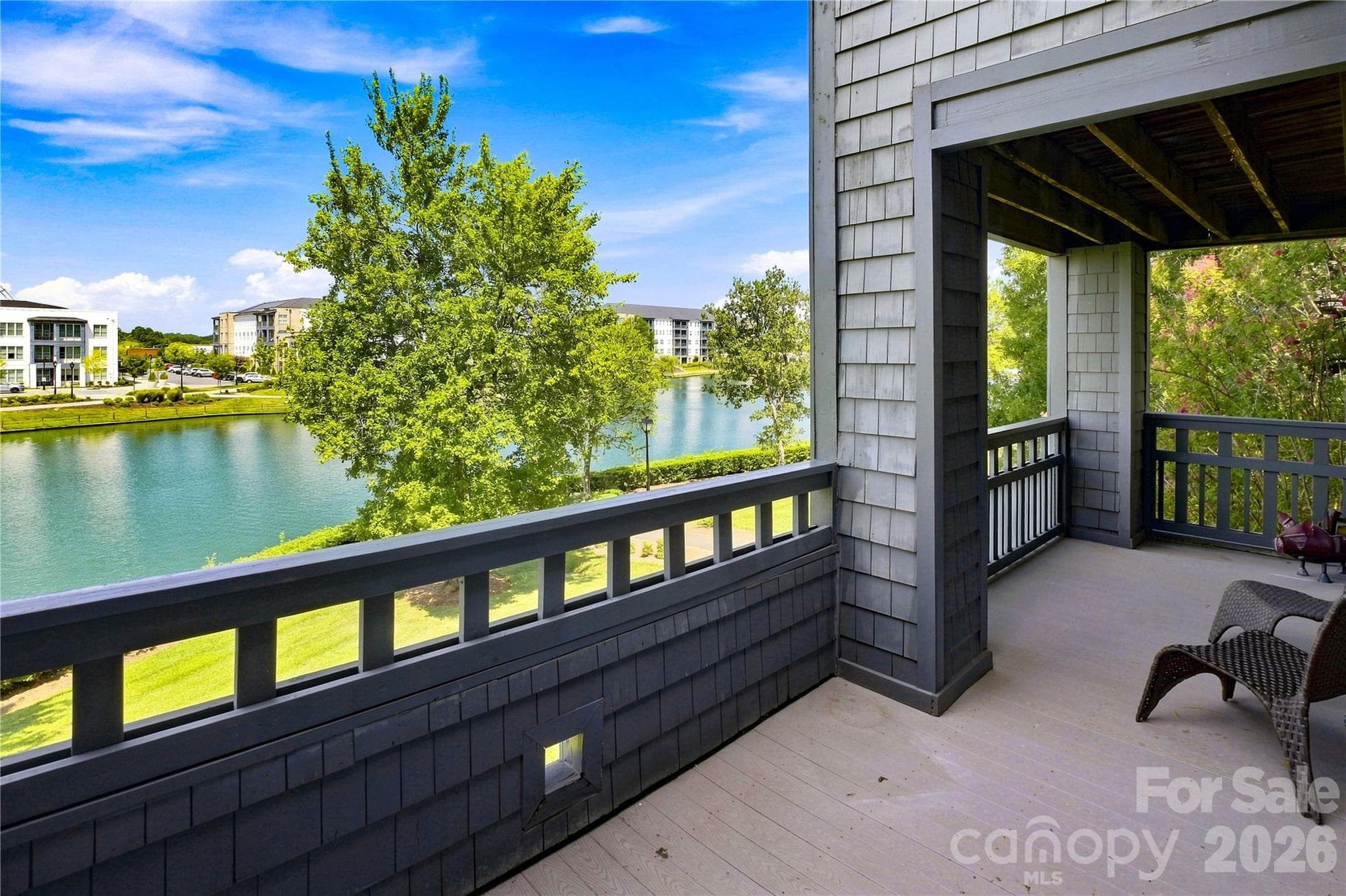 Beautiful relaxing view from your private deck - 9031 J M Keynes Drive, Charlotte