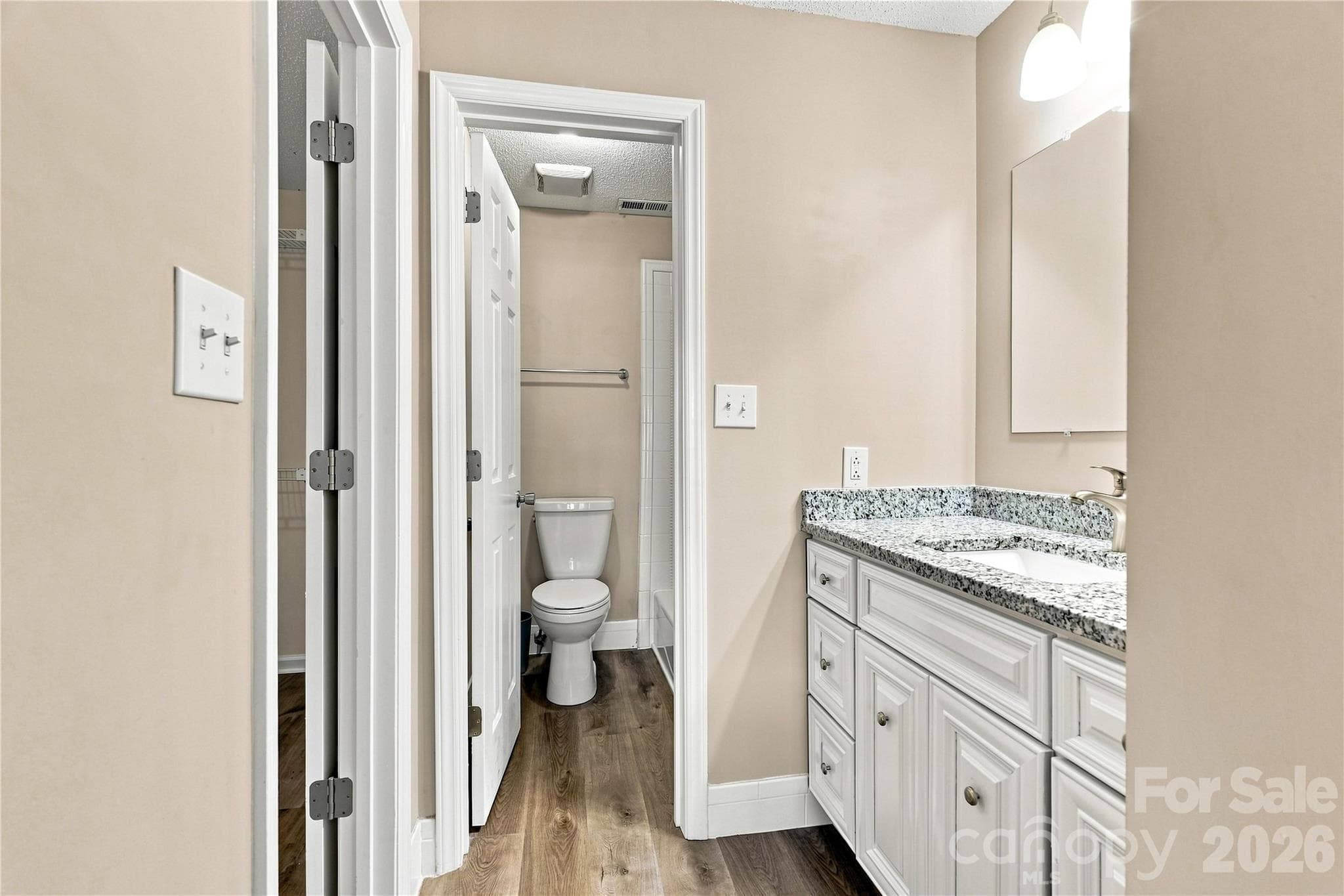 Entrance to primary private bathroom - 9031 J M Keynes Drive, Charlotte