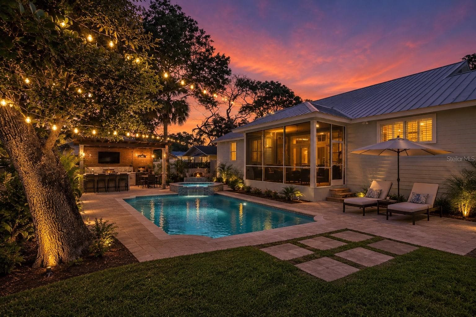Rendering of pool - 410 S PENINSULA AVE, NEW SMYRNA BEACH