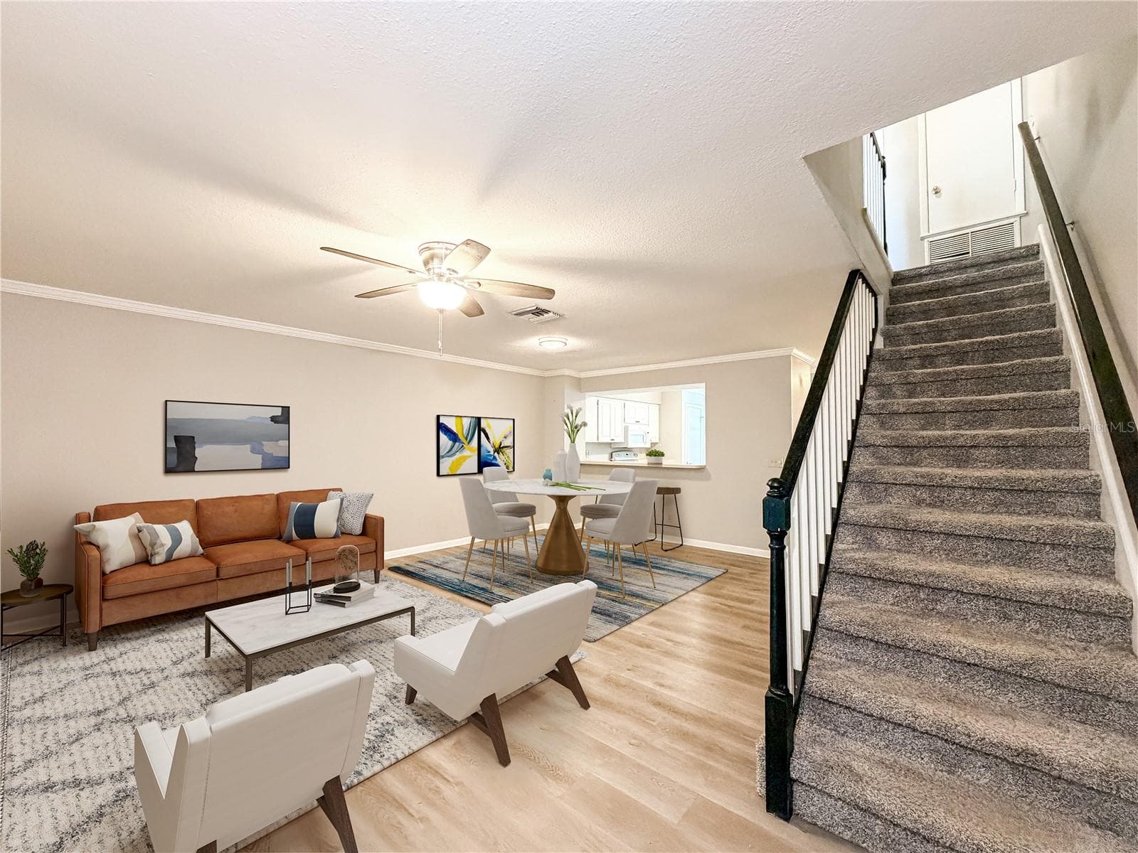 Living room - 1844 MILL RUN CIR, TAMPA