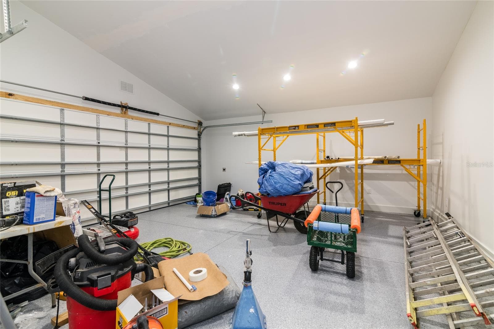Inside oversized 2 car garage - 6757 AMANDA VISTA CIR, LAND O LAKES