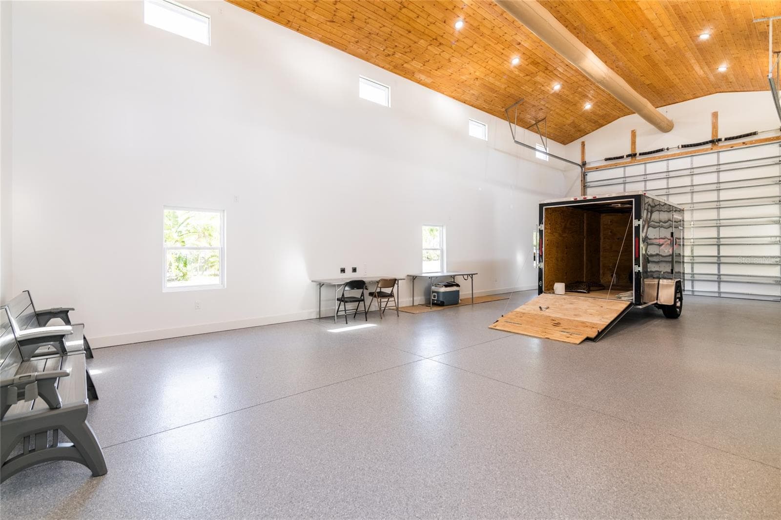Inside RV Garage. Built for the smallest to the largest RV. - 6757 AMANDA VISTA CIR, LAND O LAKES