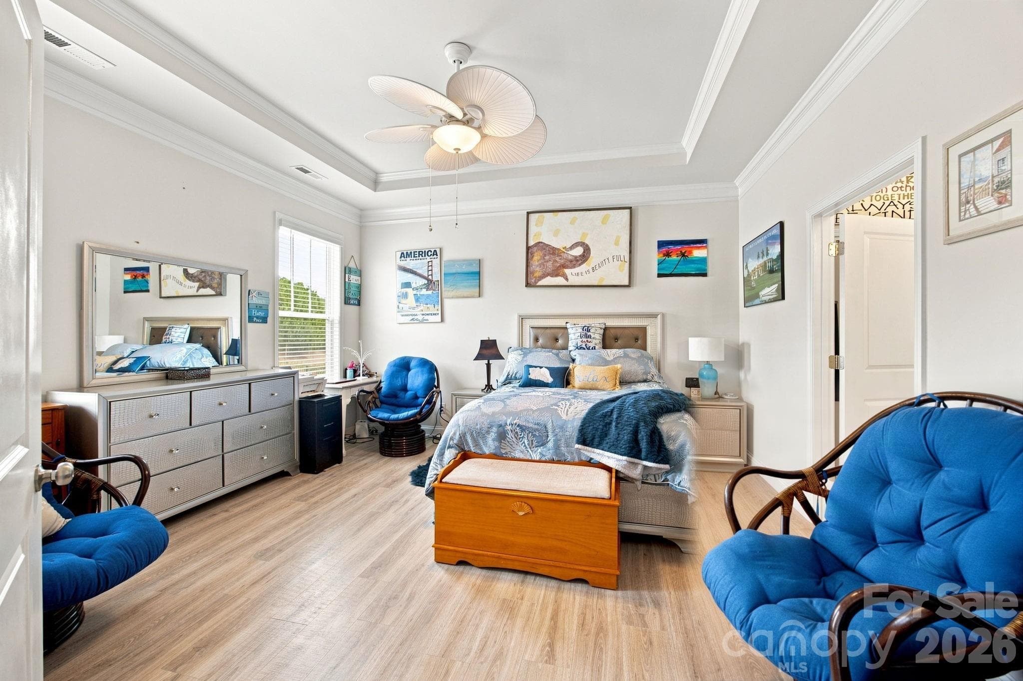 primary bedroom - 354 Secretariat Drive, Iron Station