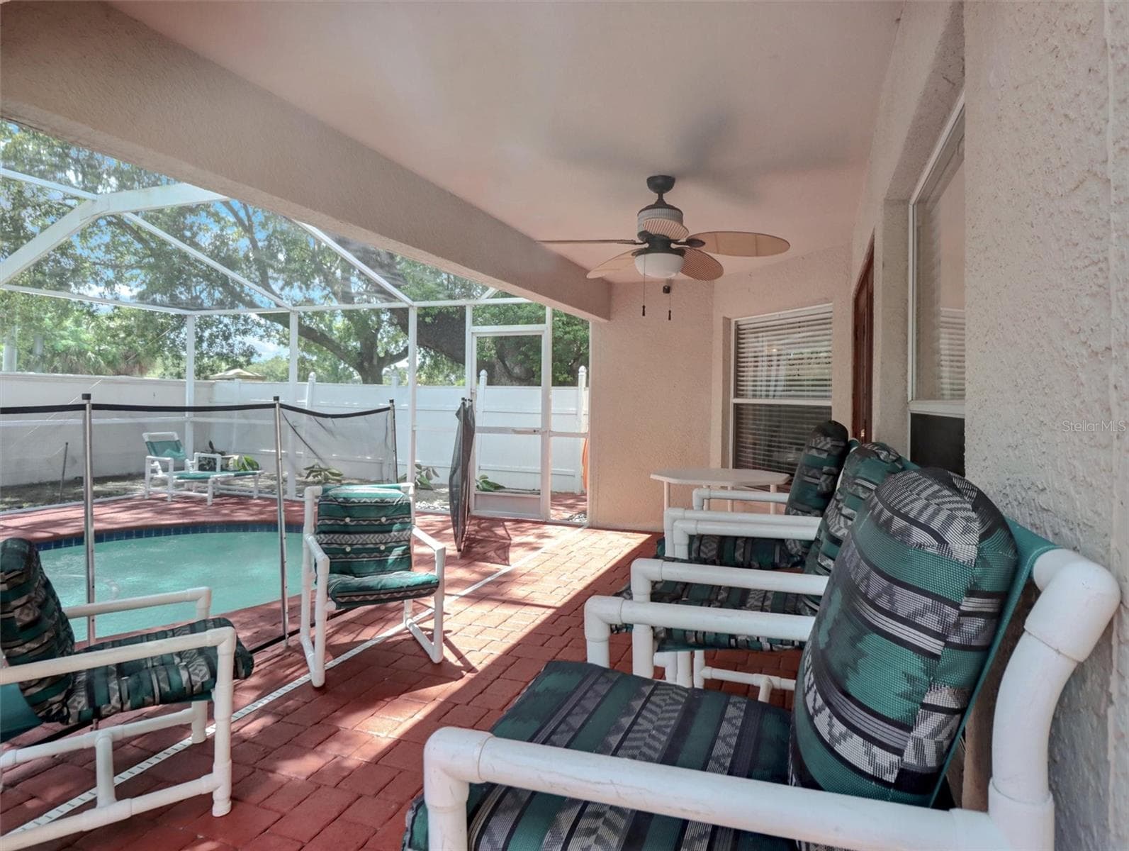 Covered Patio Pool Deck - 7515 TERRACE RIVER DR, TEMPLE TERRACE