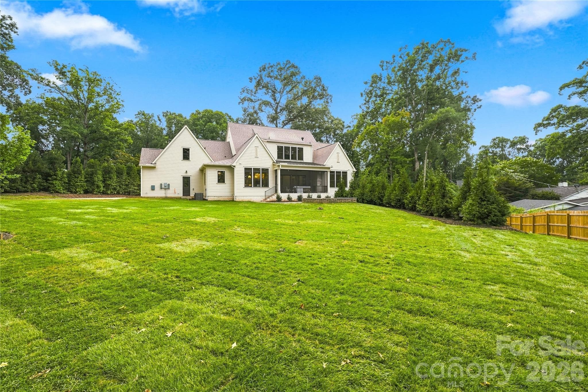 An expansive .66-acre homesite provides substantial usable lawn and flexibility for future outdoor living - 125 Randstone Court, Charlotte