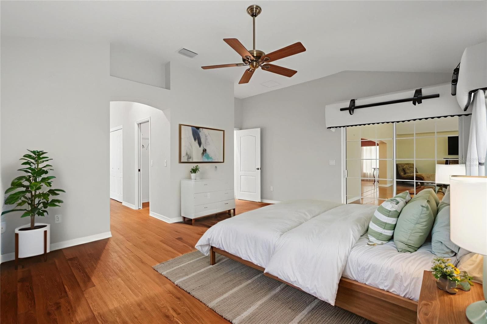 Virtually Staged Master Bedroom - 556 KINGSTON WAY, THE VILLAGES