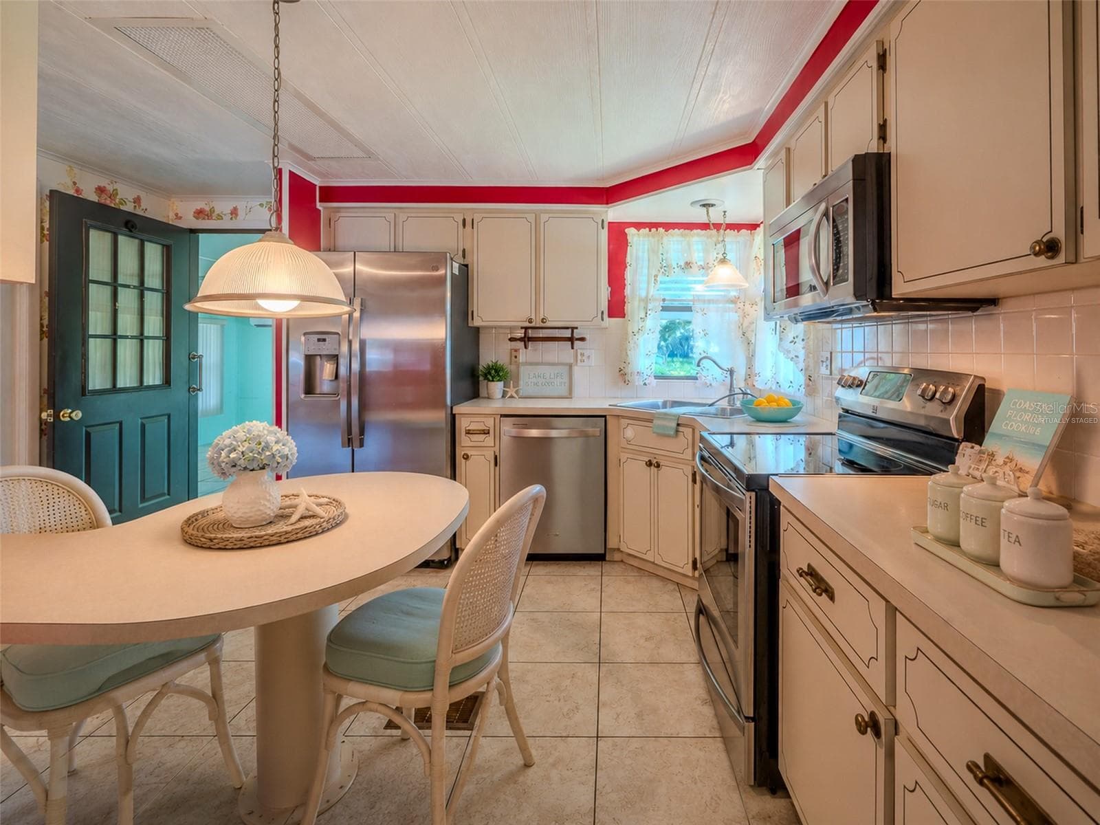 Kitchen, virtually staged - 1021 HILLTOP RD, TAVARES