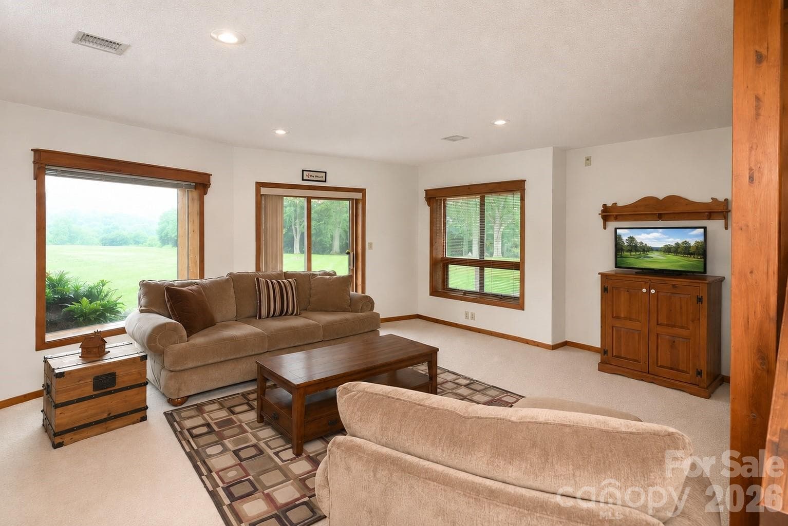 Basement Living Room - 3711 Blendwood Lane NE, Hickory