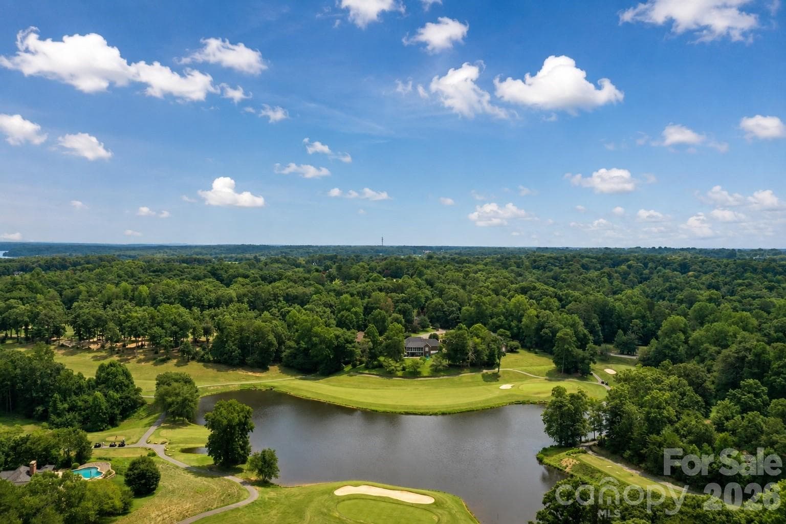 Aerial View - 3711 Blendwood Lane NE, Hickory