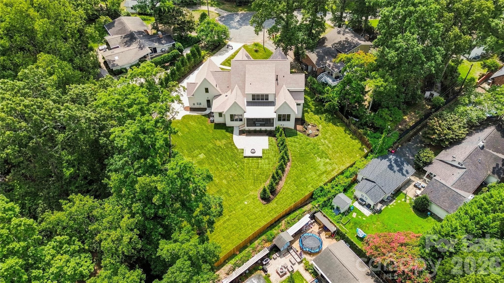 A rare Cotswold homesite offering privacy, usable yard and exceptional outdoor possibilities - 125 Randstone Court, Charlotte