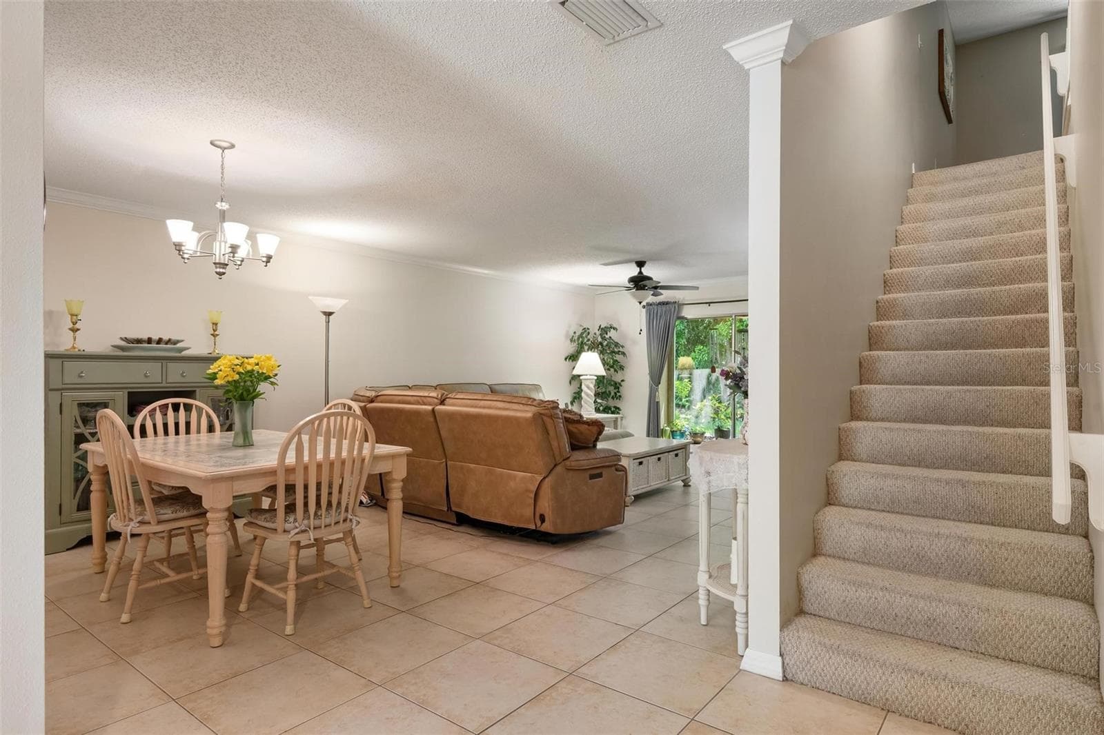 Living Room & Dining Area - 1554 TALLYWOOD DR #7127, SARASOTA