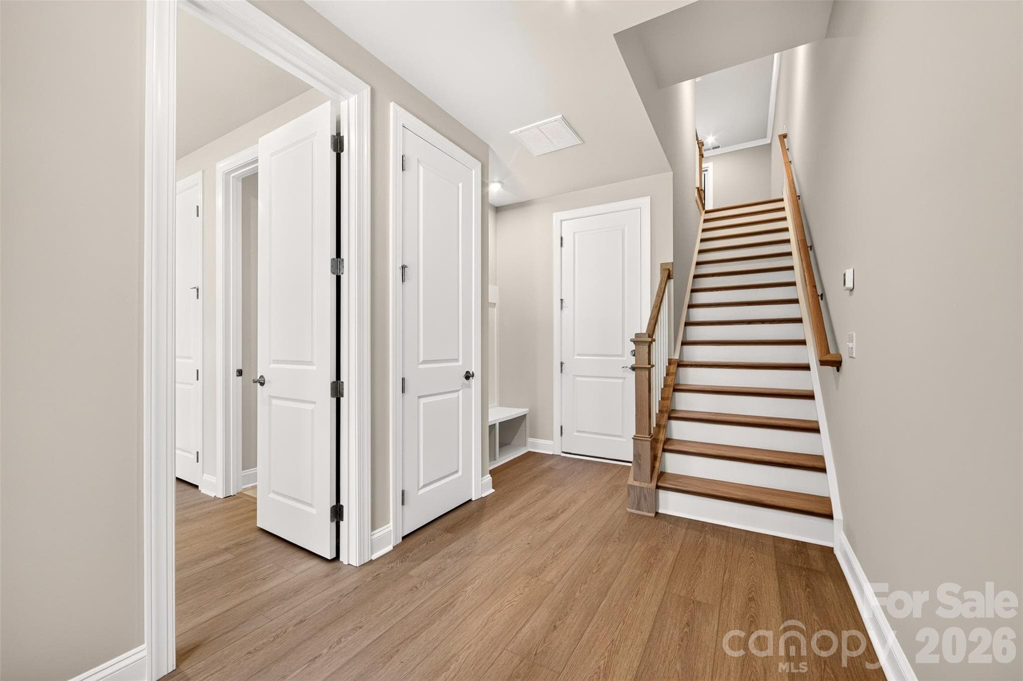 Foyer with drop zone - 6008 Yellow Buckeye Drive, Charlotte