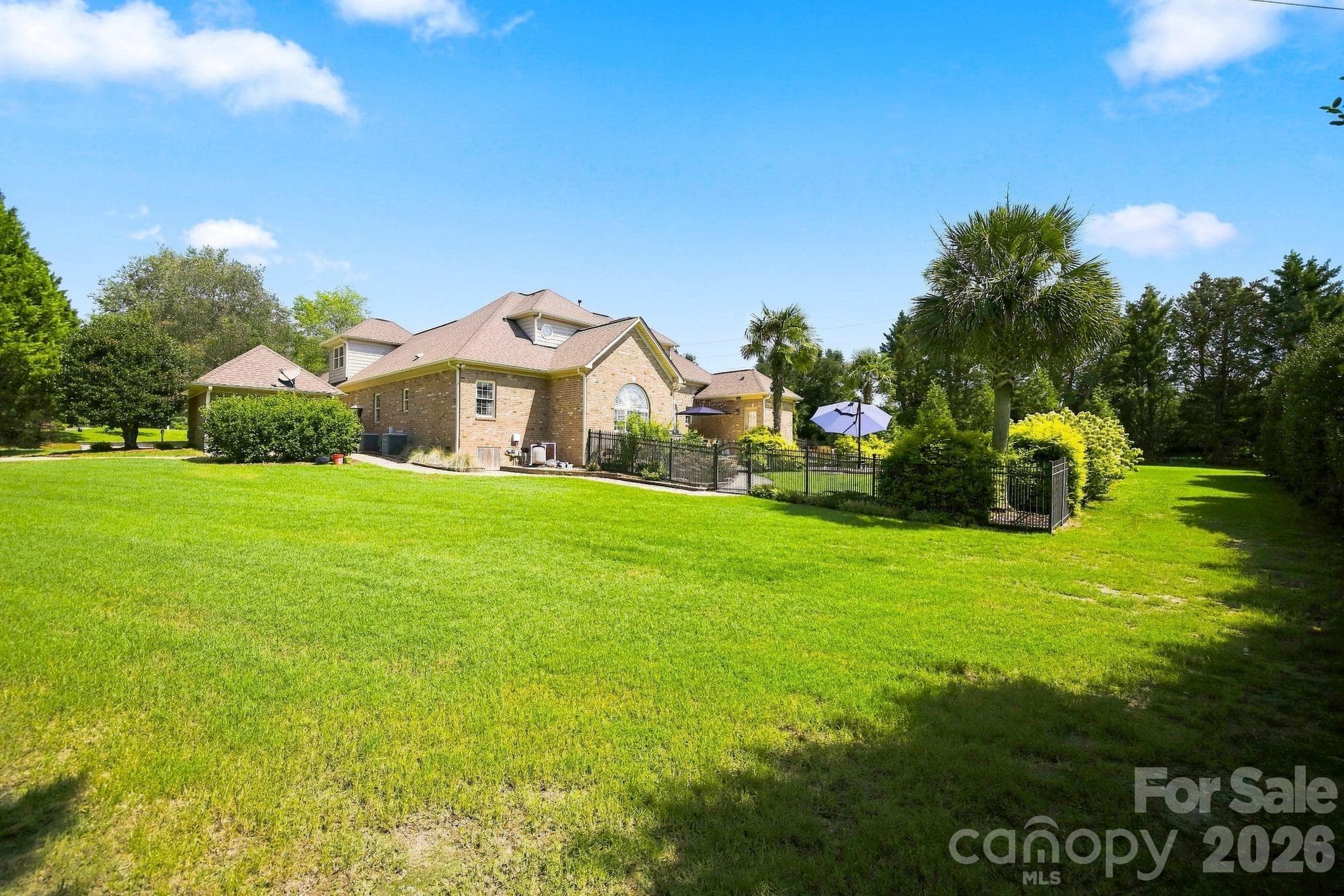 Large side yard as well to enjoy. - 1001 Heritage Acres Drive, Weddington