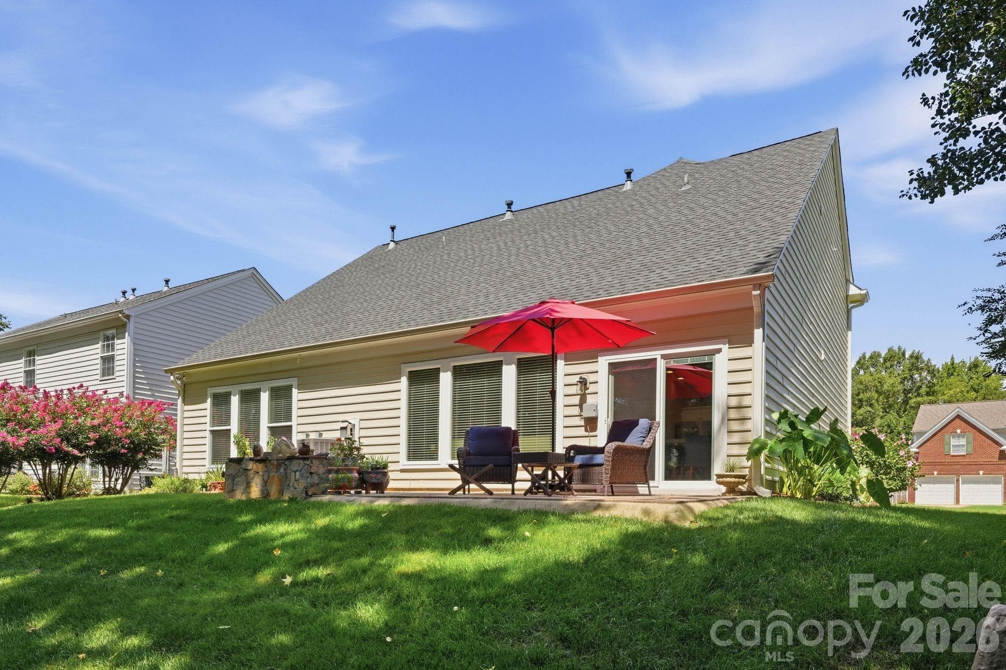 Back of home - 12102 Humboldt Drive, Charlotte
