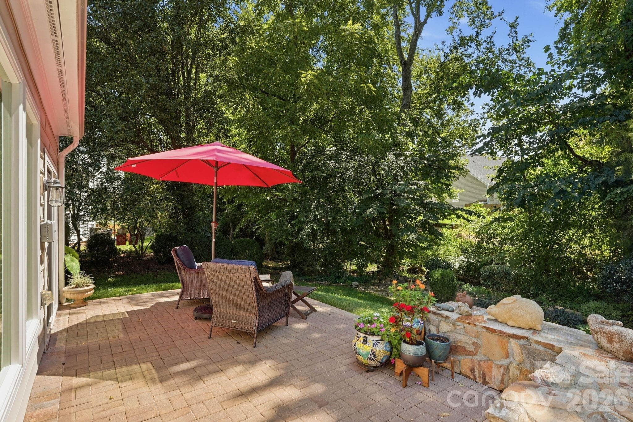 Patio area - 12102 Humboldt Drive, Charlotte