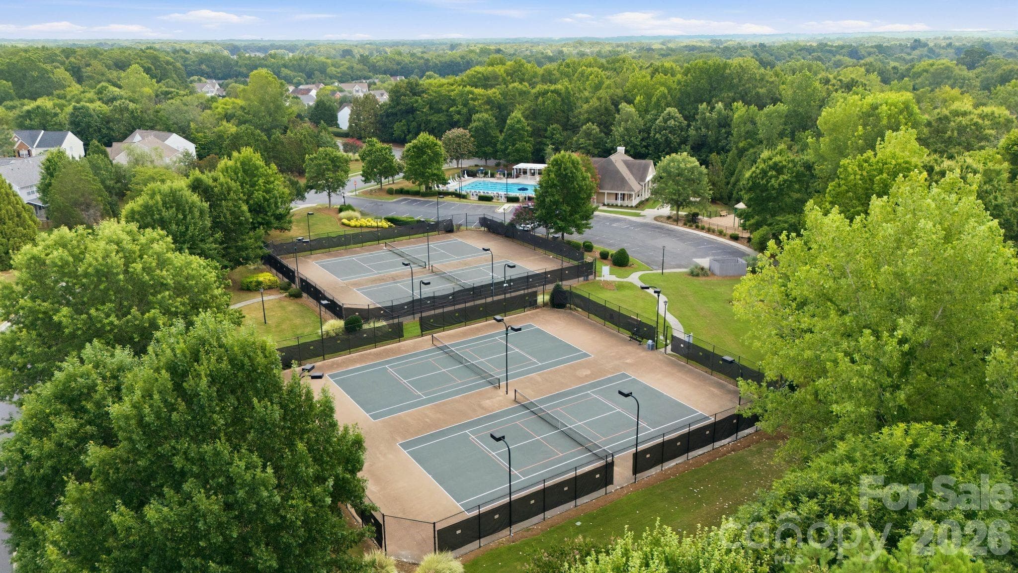 Neighborhood Tennis courts - 12102 Humboldt Drive, Charlotte