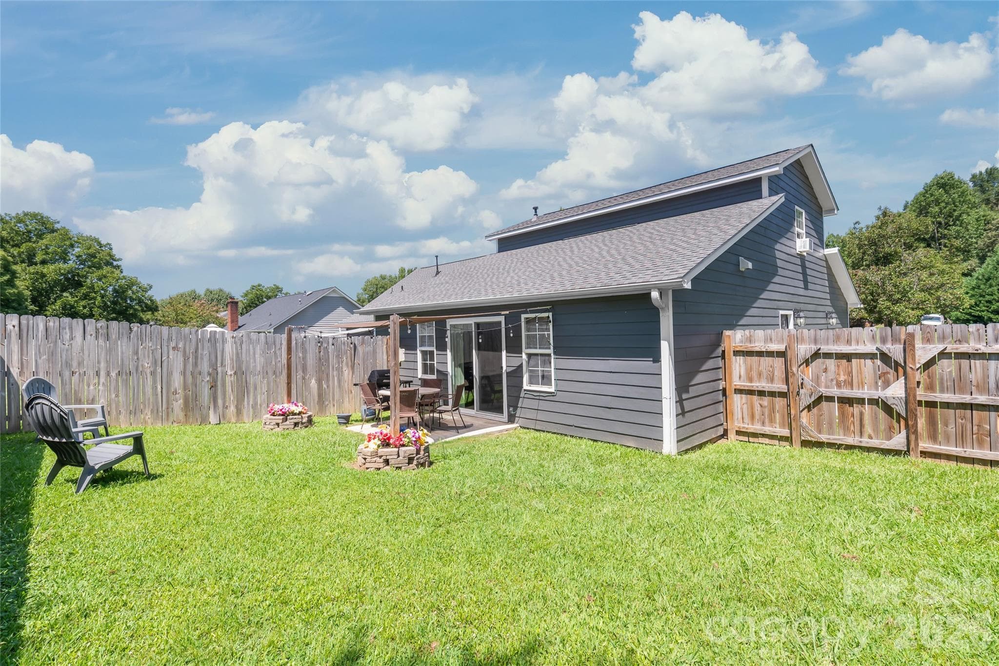 Private fenced patio and yard for second living area - 2241 Indian Cross Trail, Matthews