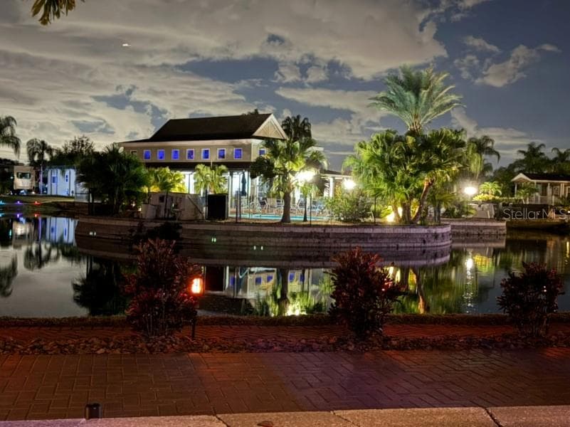 Night time at the club house - 6757 AMANDA VISTA CIR, LAND O LAKES