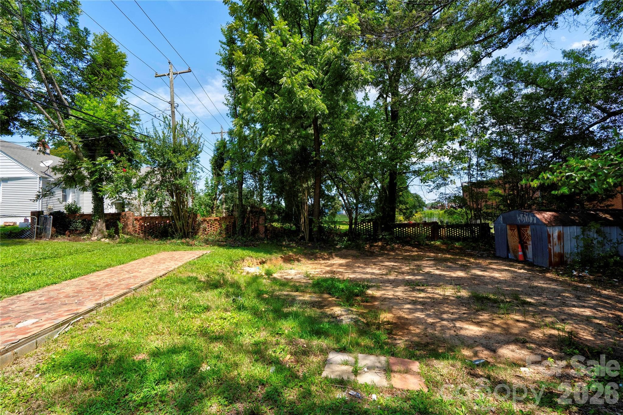 Back Yard - 605 Meadowbrook Road, Kings Mountain