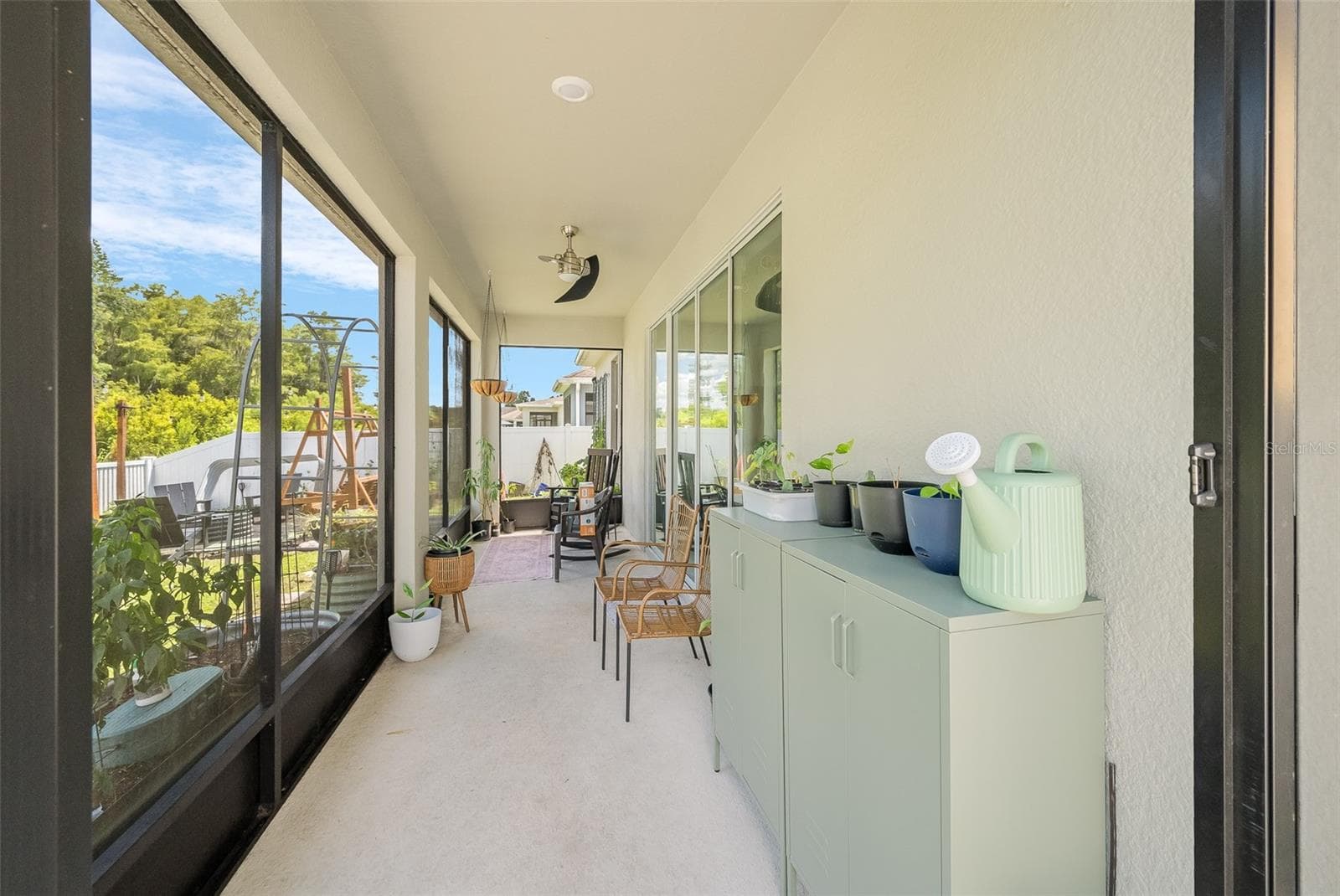 Screened in rear patio - 2353 CRESCENT MOON ST, KISSIMMEE