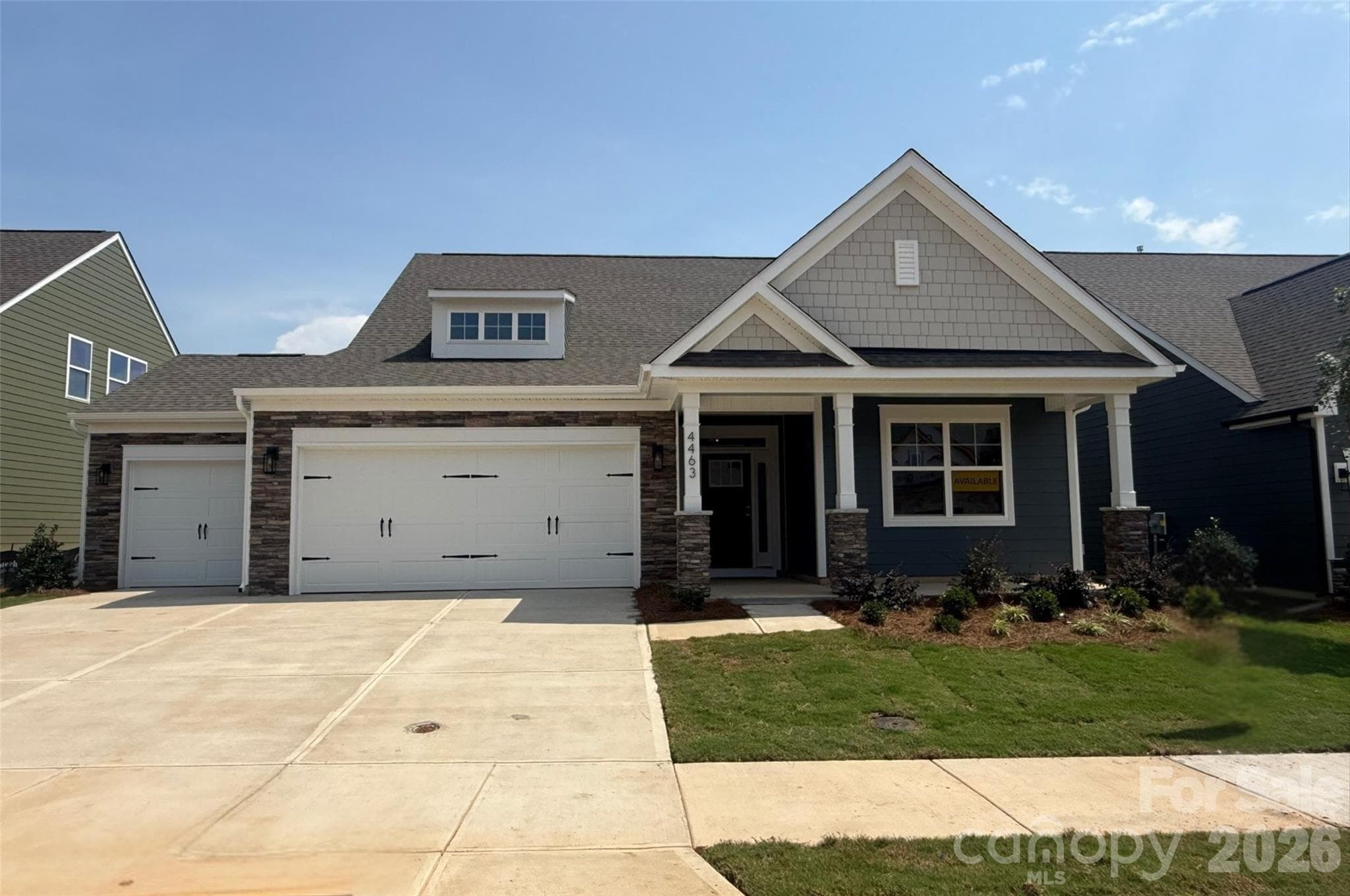 Homesite 113 features an Avery D floorplan - 4463 Blue Mound Court, Stanley