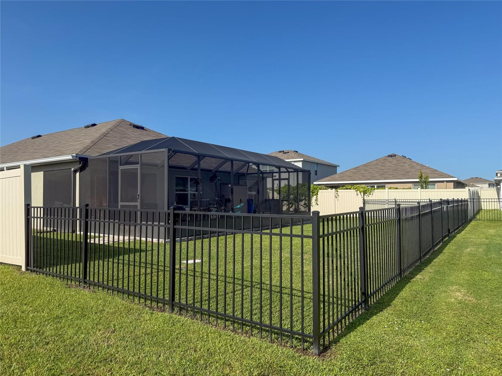 REAR VIEW FROM LEFT SIDE - 4120 QUIET RAIN CT, PALMETTO