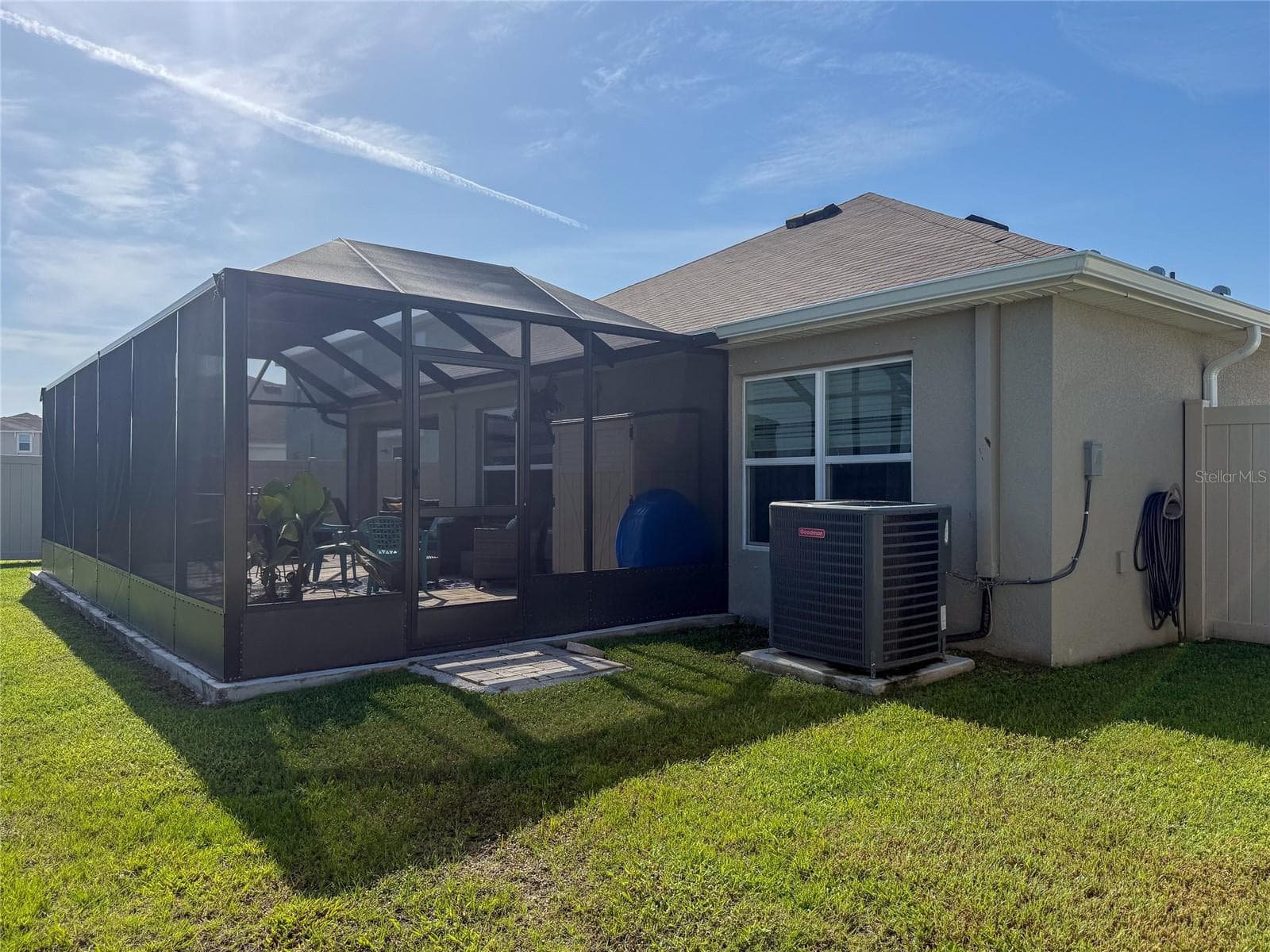 REAR VIEW OF HOME FROM BACKYARD - 4120 QUIET RAIN CT, PALMETTO