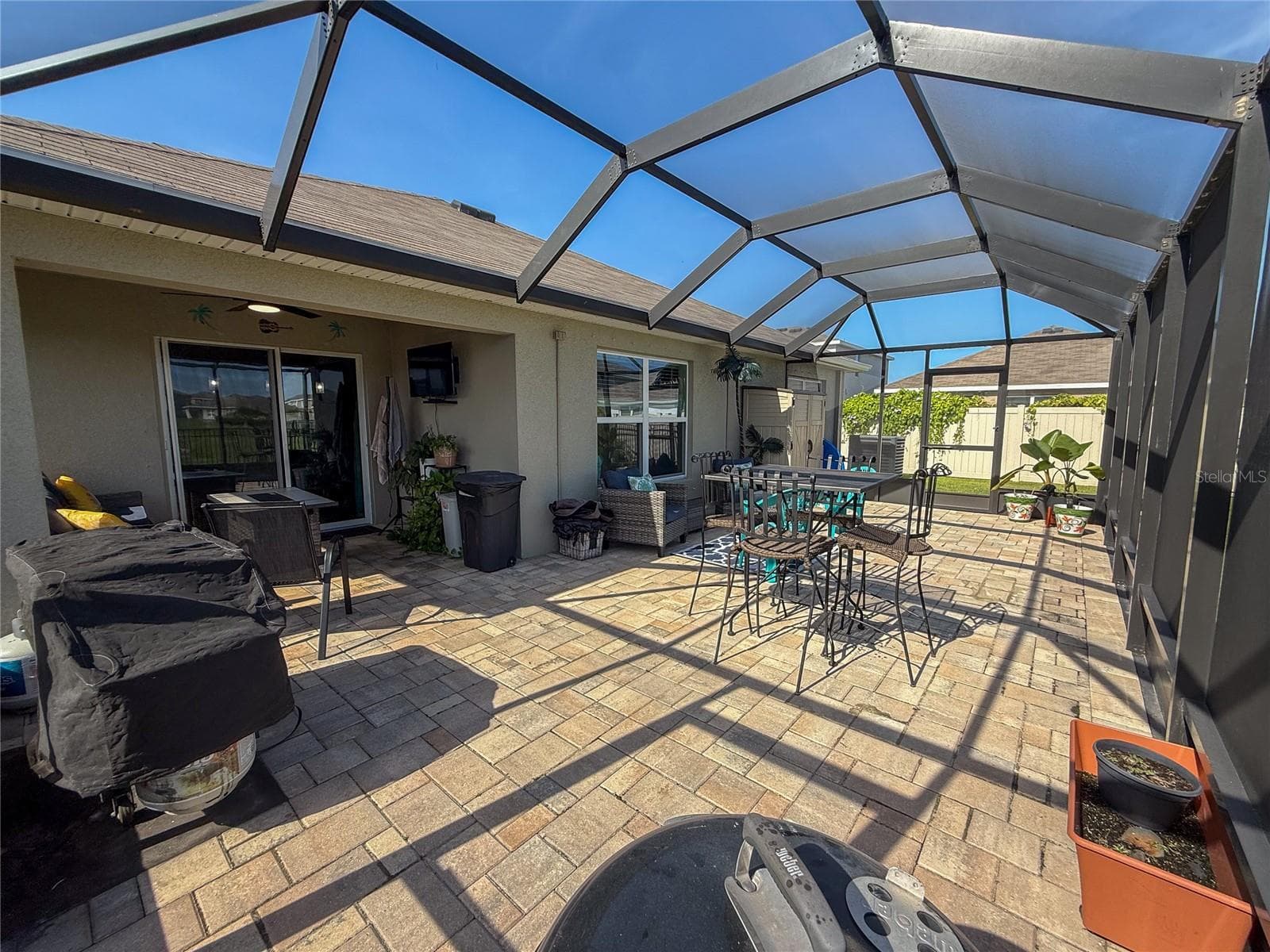 FULLY SCREENED IN PATIO - 4120 QUIET RAIN CT, PALMETTO