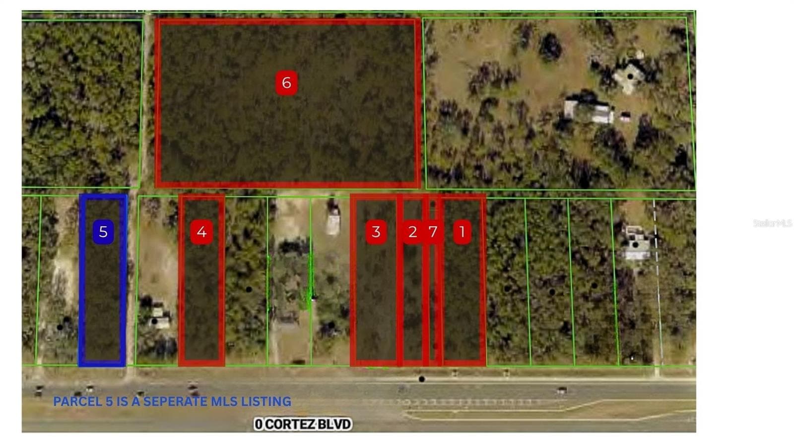 This listing is ONLY #5, blue - CORTEZ BLVD, BROOKSVILLE