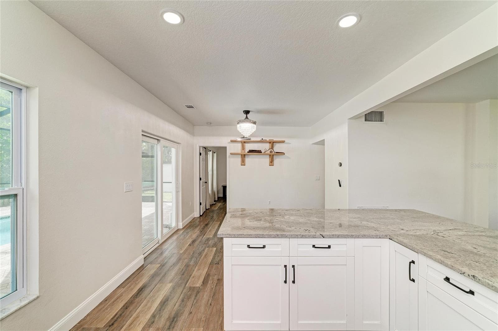 Kitchen is connected to an eat-in dining space. - 3220 37TH TER E, BRADENTON
