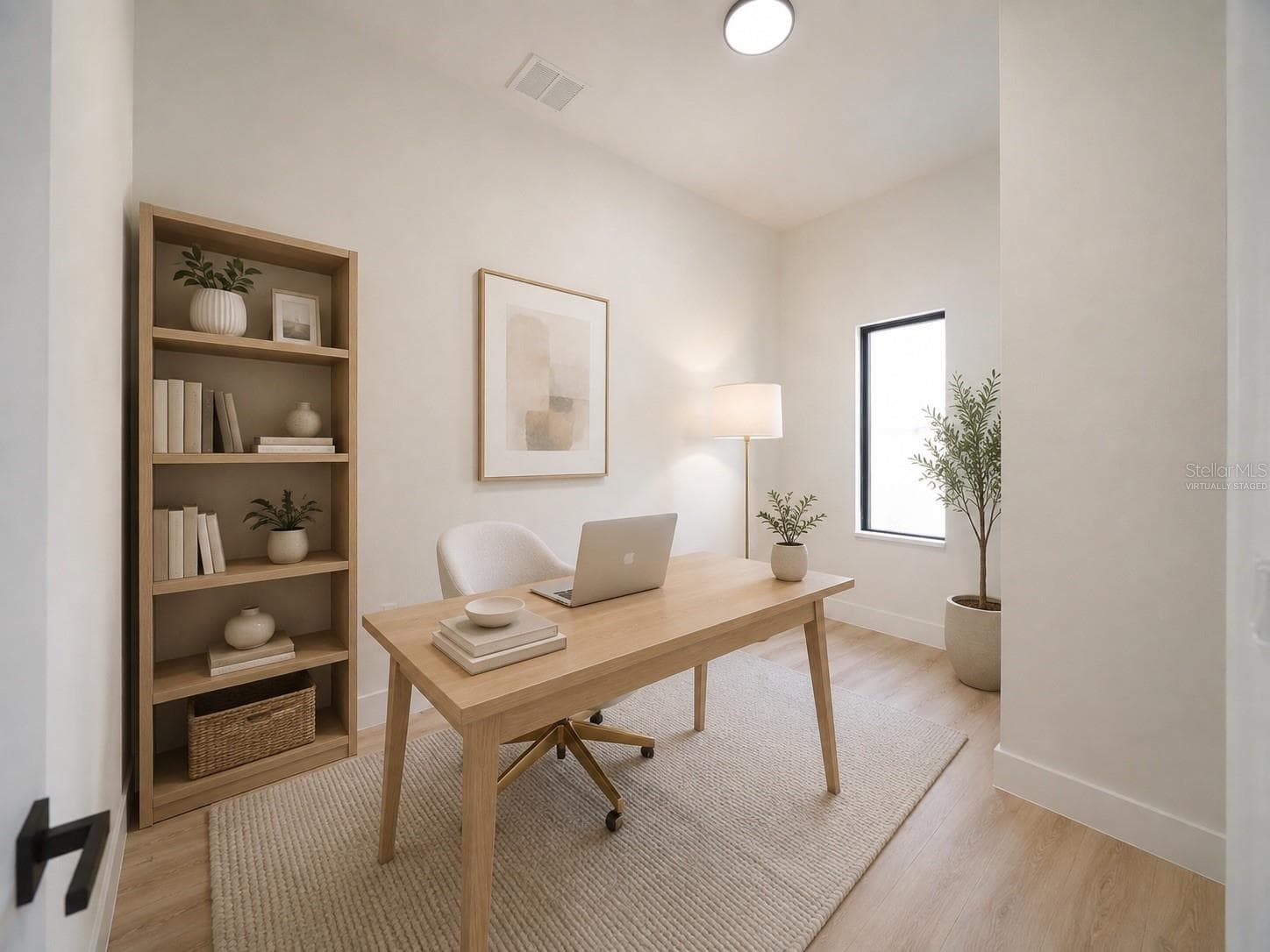 Virtually Staged Office/ Den 2nd Rendition - 1310 S WAPELLO ST, NORTH PORT