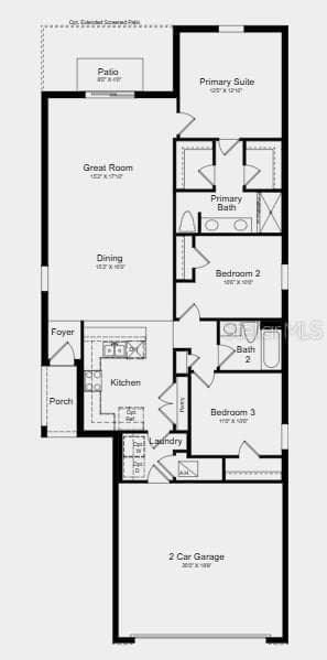 Floor Plan~ Additional Highlights Include: window blinds throughout the whole house, and all appliances included. - 13747 SQUALL LN, HUDSON