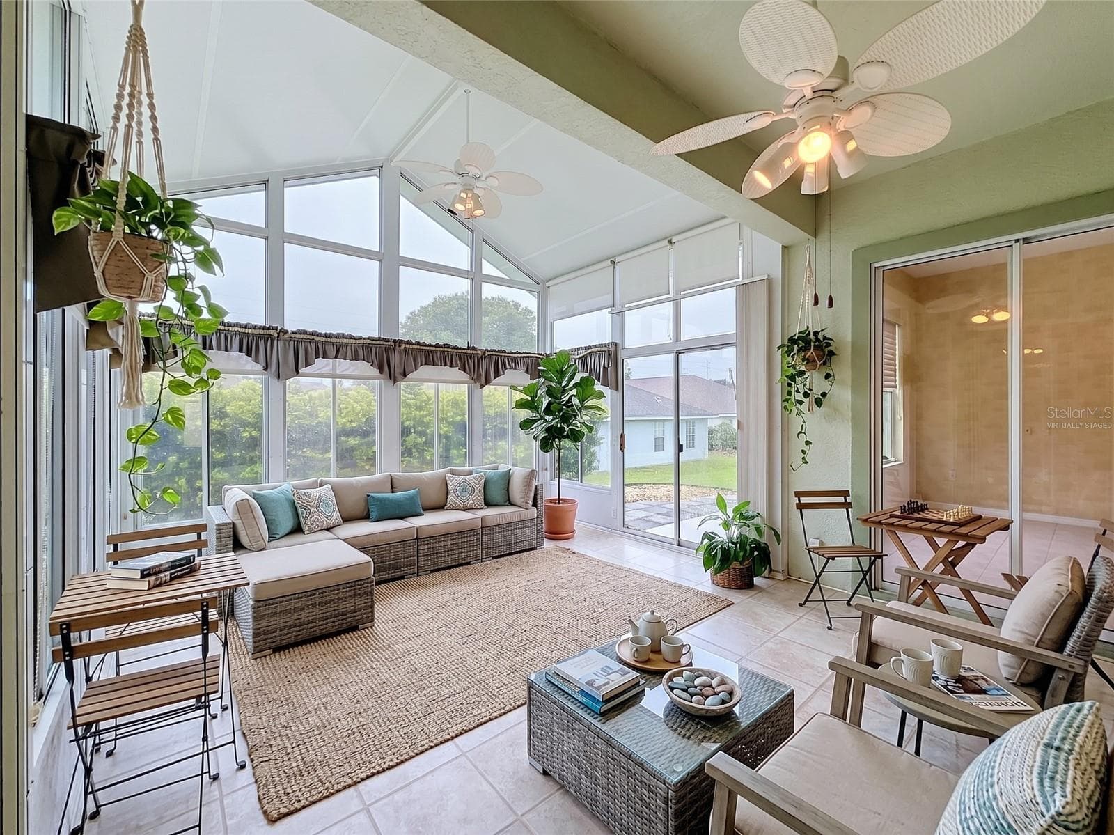 Glass Florida rm. Part of SF. Virtually Staged - 11932 SE 179TH ST, SUMMERFIELD
