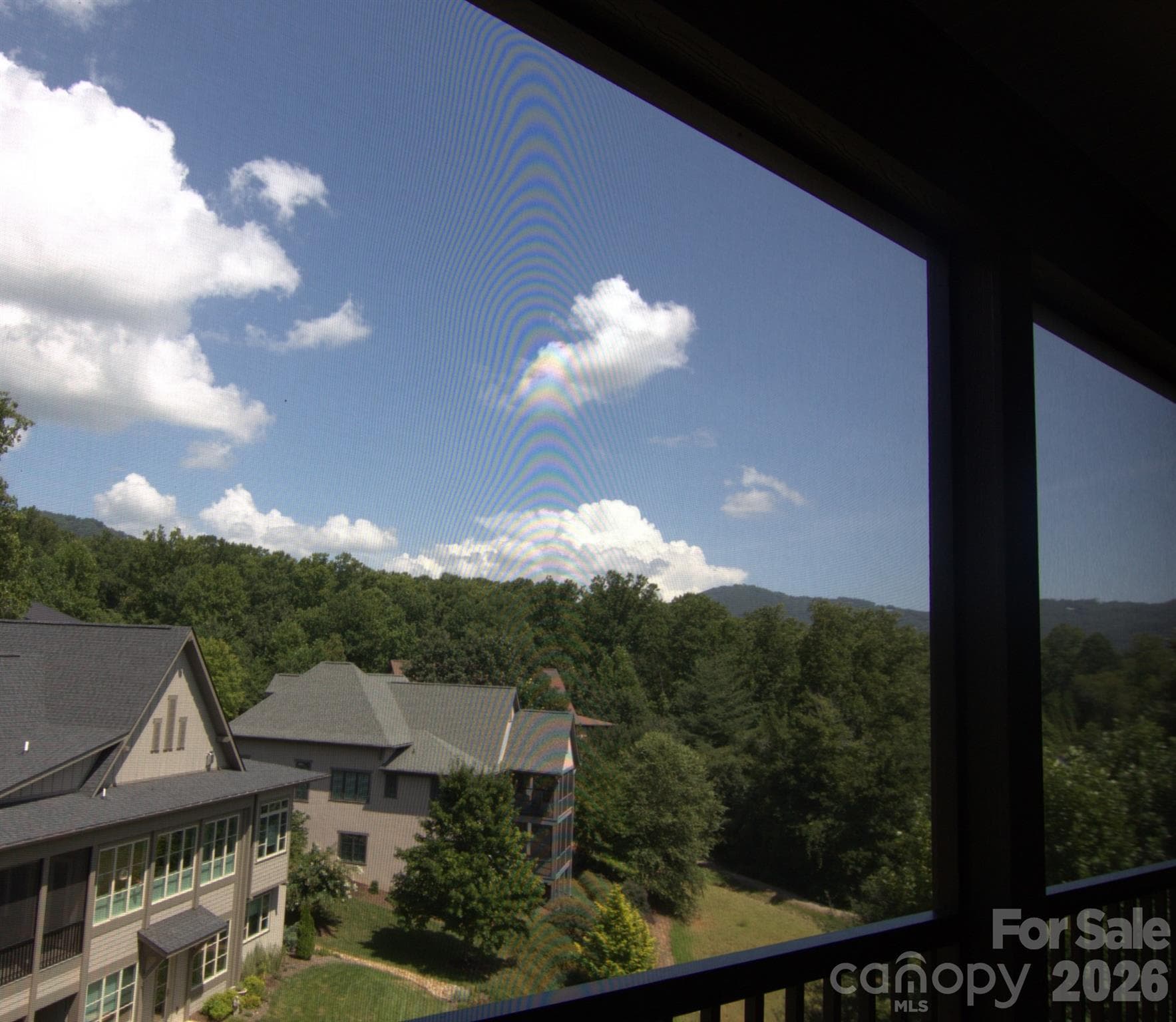 View from Screened Porch - 47 Versailles Lane, Asheville