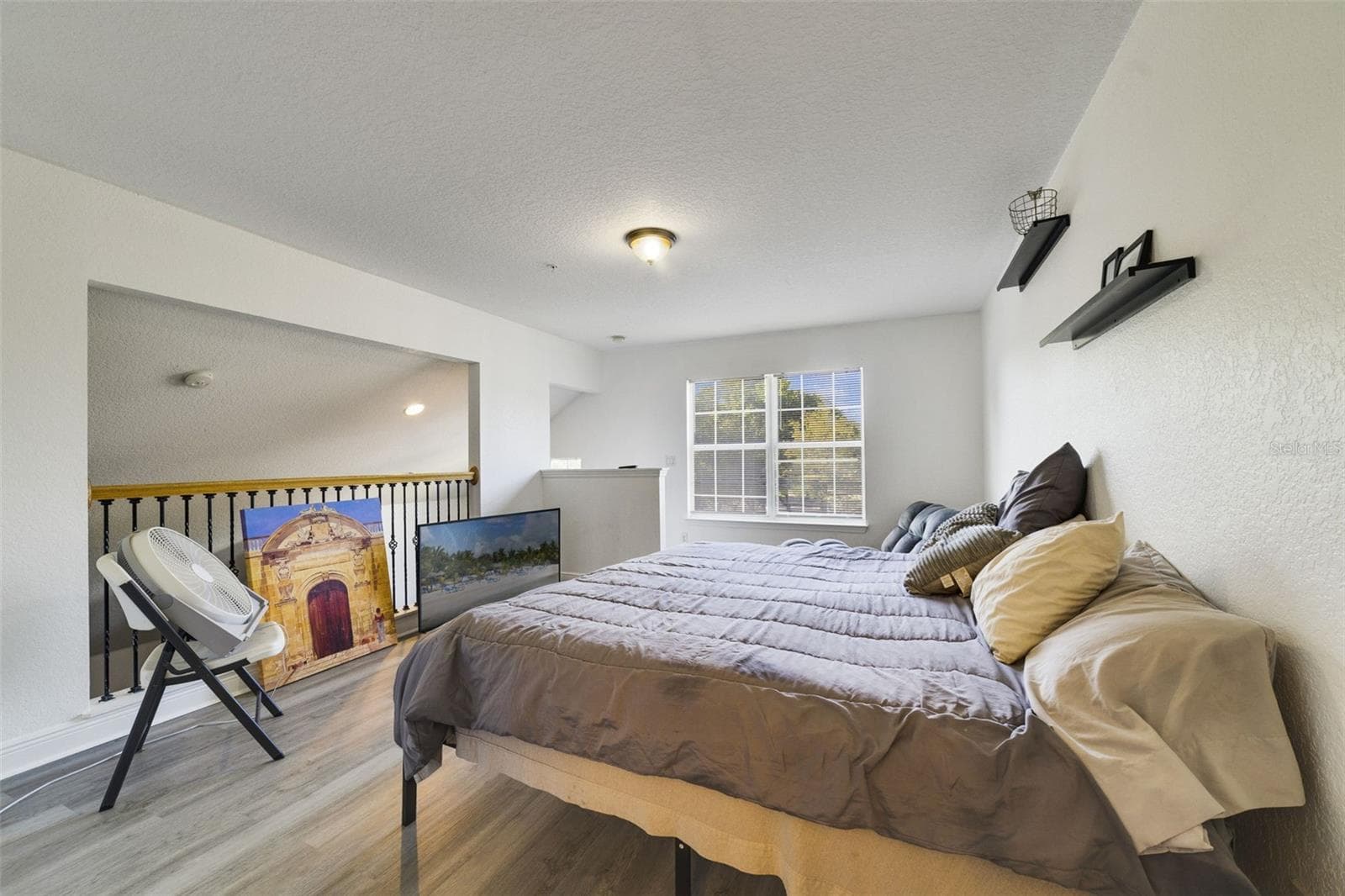 3rd bedroom is the upstairs loft with a closet and en-suite bathroom - 3721 S LAKE ORLANDO PKWY #6, ORLANDO