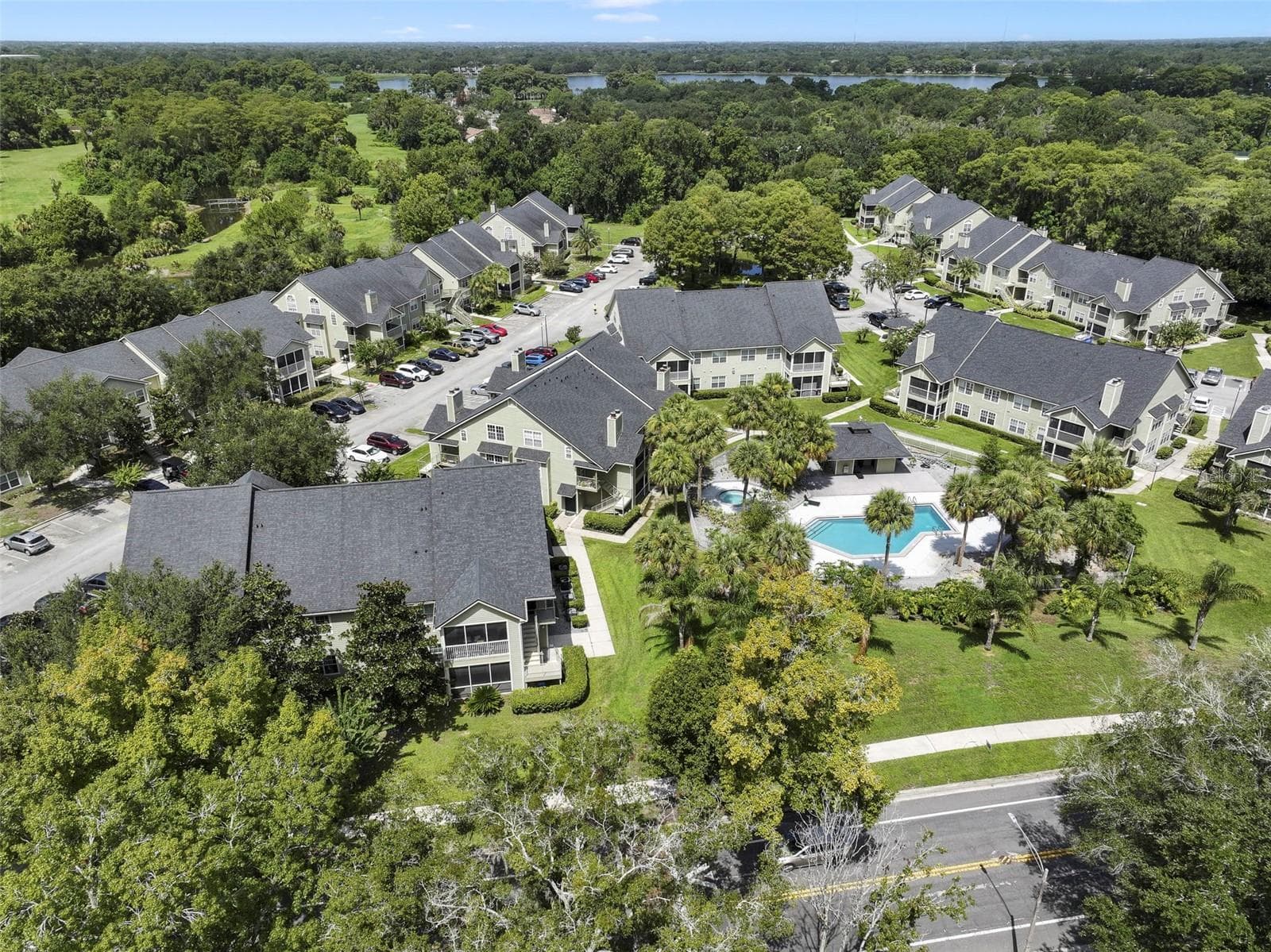 Aerial view of community - 3721 S LAKE ORLANDO PKWY #8, ORLANDO