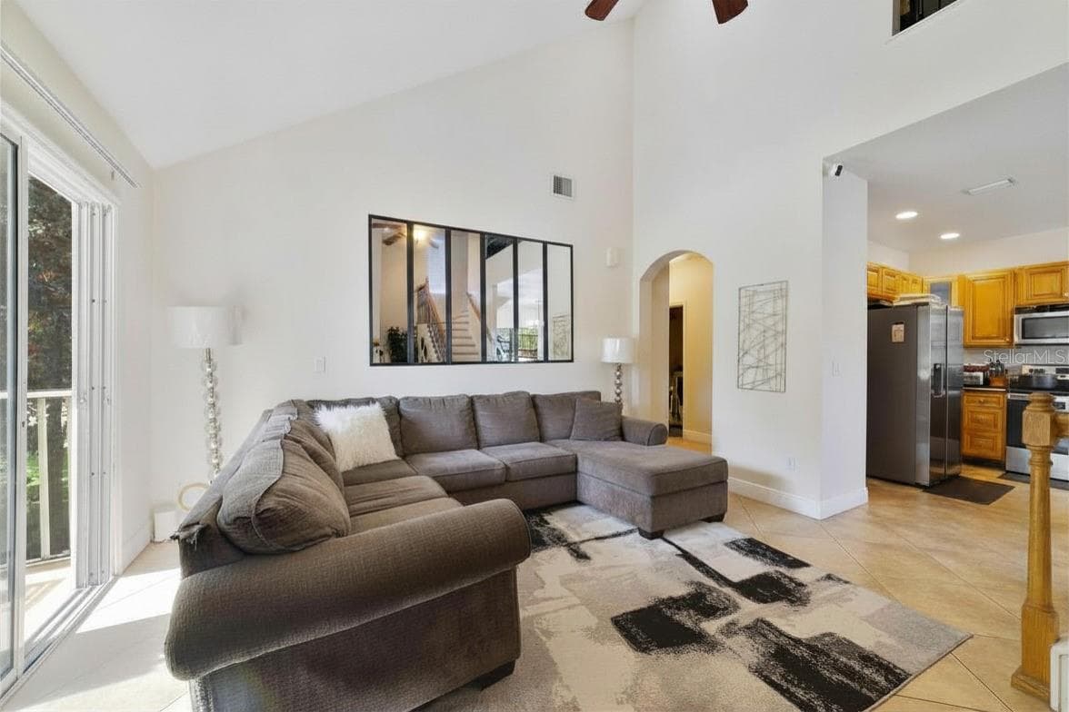 Large enough for a huge family-friendly sofa! - 3721 S LAKE ORLANDO PKWY #8, ORLANDO