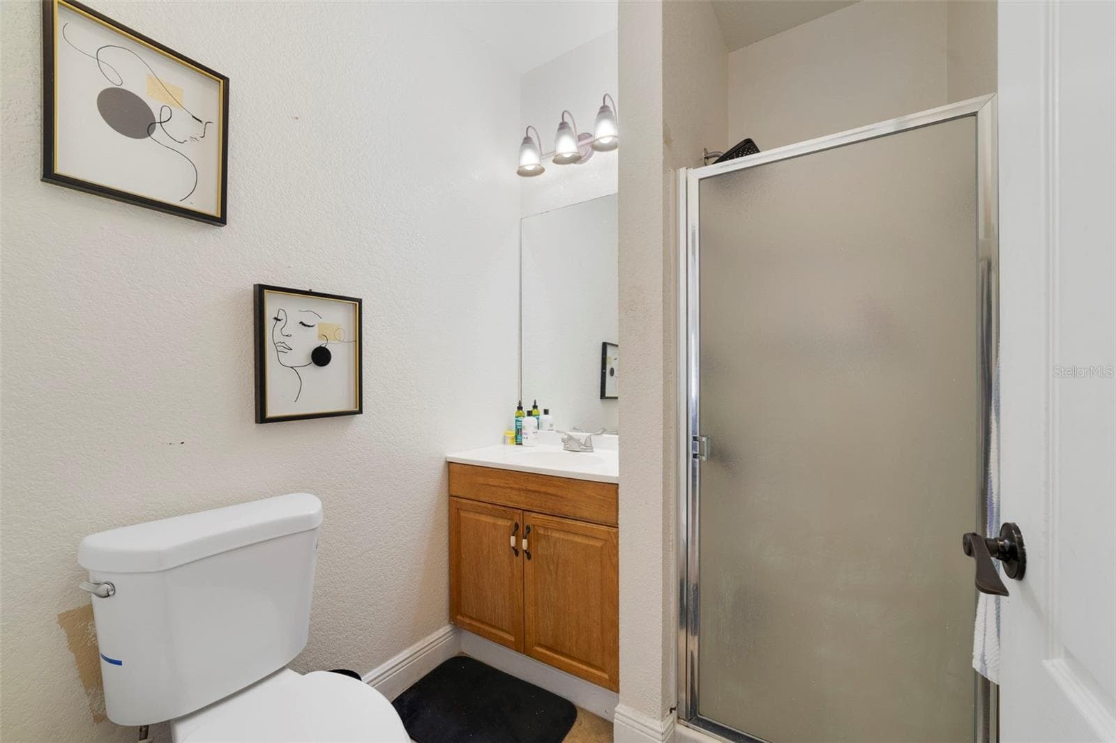 The 3rd bathroom has a walk-in shower and perfect f guests located on the first floor of the condo - 3721 S LAKE ORLANDO PKWY #8, ORLANDO
