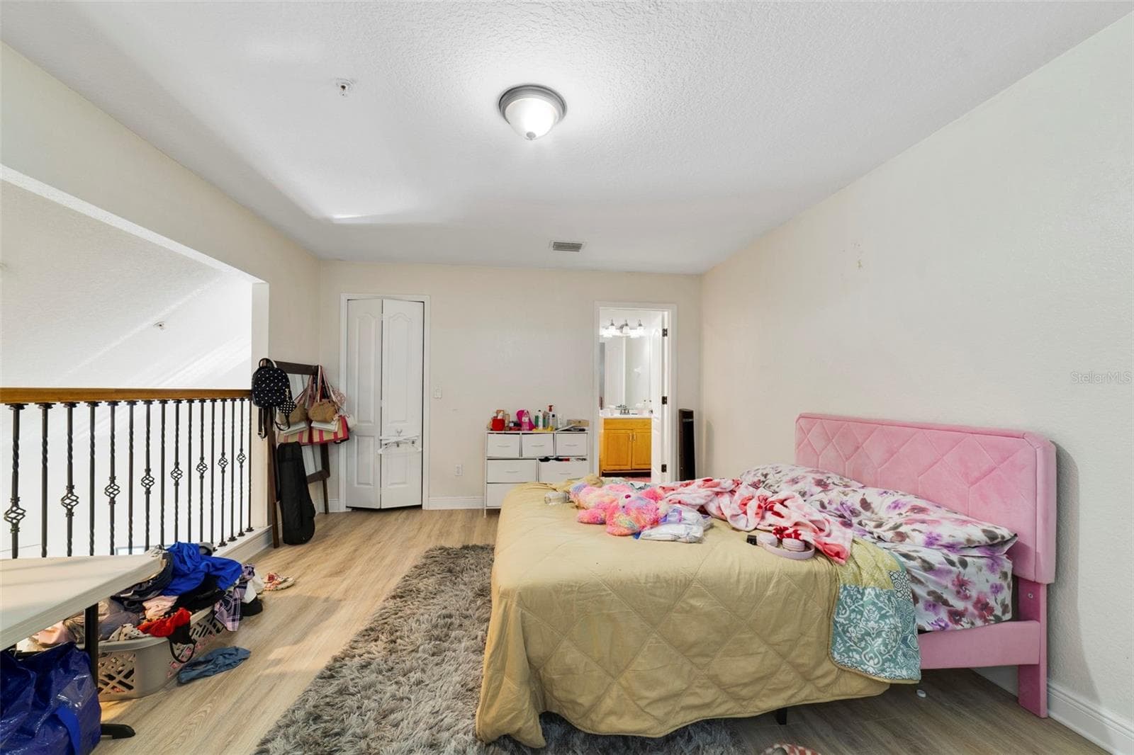 The 3rd bedroom is a loft with an en-suite bath and closet attached bathroom - 3721 S LAKE ORLANDO PKWY #8, ORLANDO