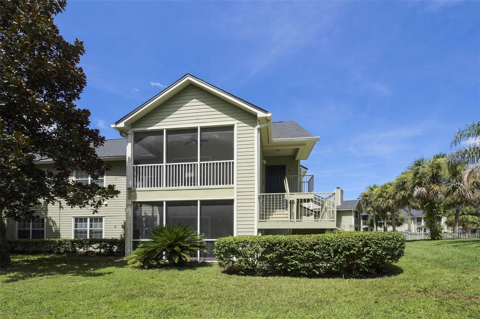 Exterior view of your private patio - 3721 S LAKE ORLANDO PKWY #8, ORLANDO