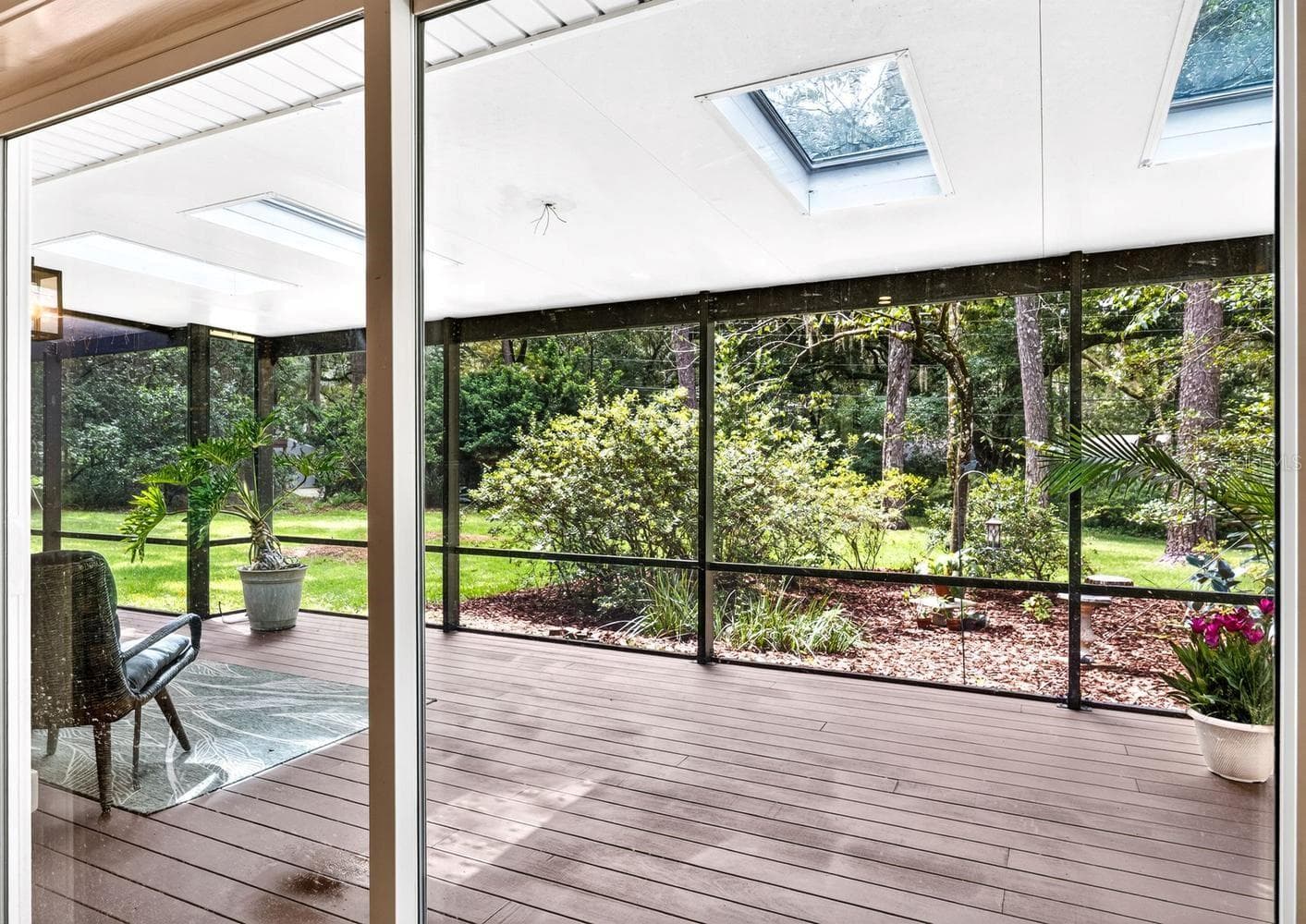 Screened Porch across back of Living & Dining Rooms - 11101 NW 12TH PL, GAINESVILLE