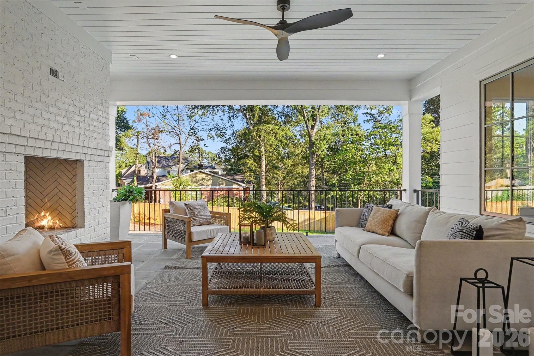 Primary Level Bluestone Balcony - 539 Mammoth Oaks Drive, Charlotte