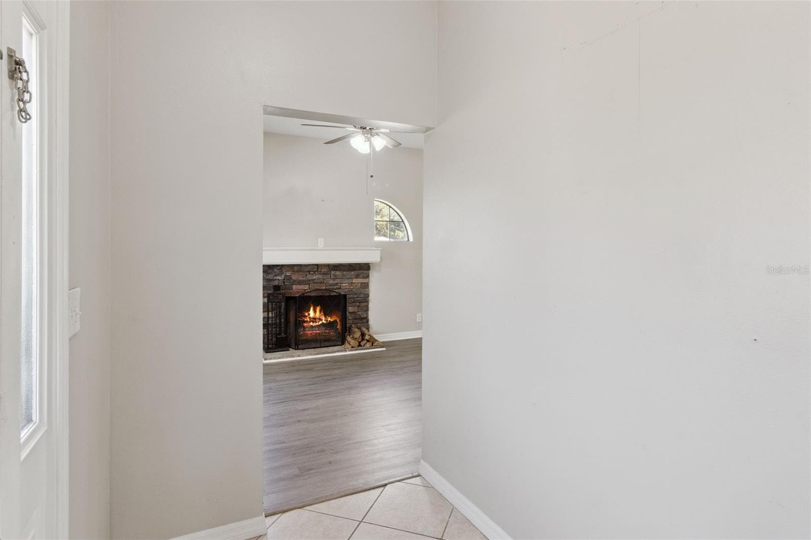 Foyer into the Living Room - 116 W ARBORVITAE LN, POLK CITY