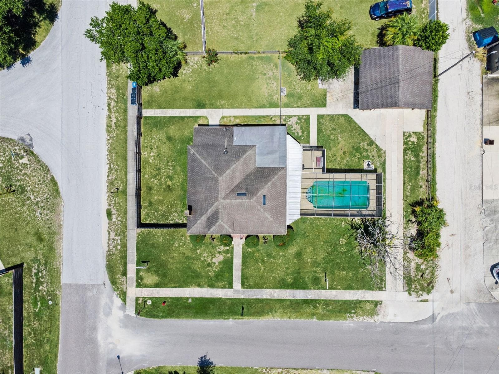 Aerial View - 116 W ARBORVITAE LN, POLK CITY