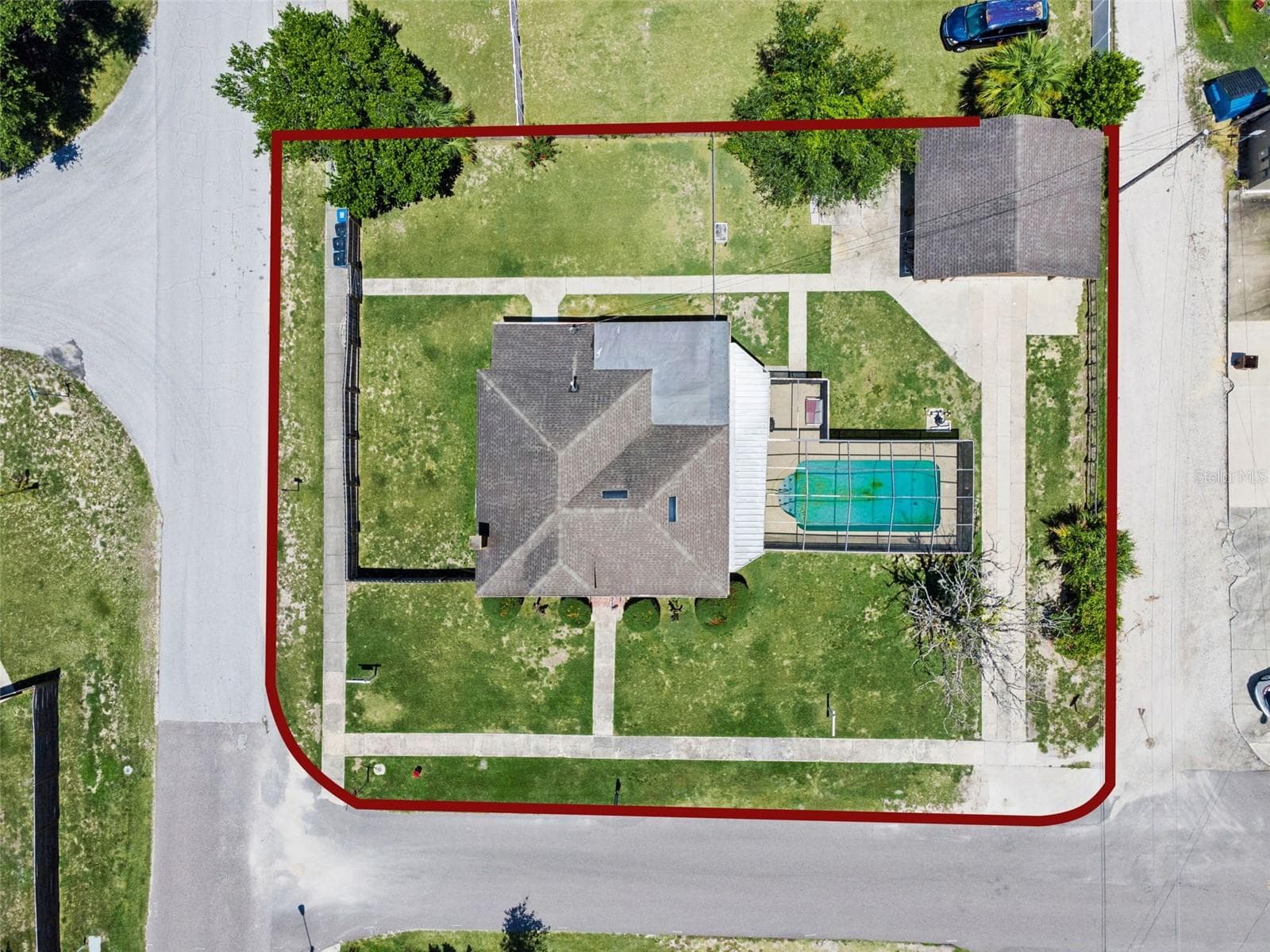 Aerial View - 116 W ARBORVITAE LN, POLK CITY