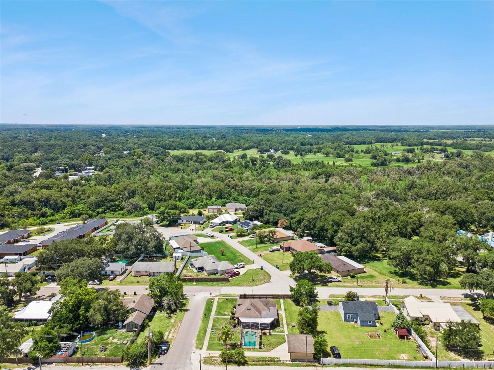 Aerial View - 116 W ARBORVITAE LN, POLK CITY
