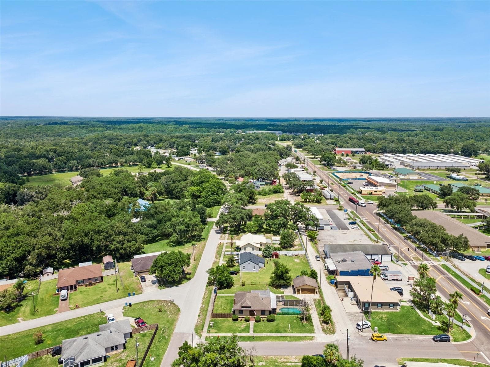 Aerial View - 116 W ARBORVITAE LN, POLK CITY