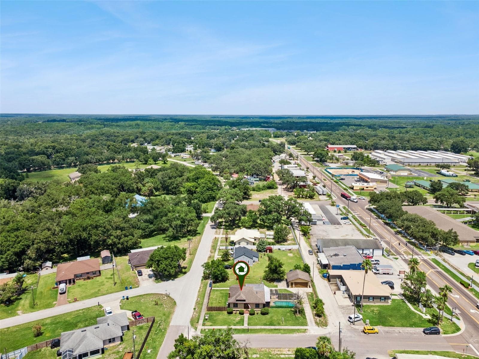Aerial View - 116 W ARBORVITAE LN, POLK CITY