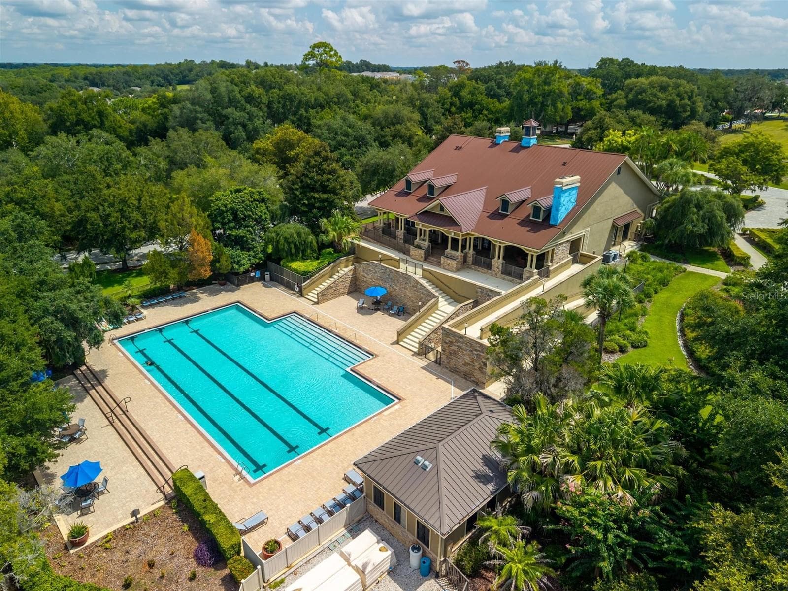Aerial View of Pool / Clubhouse - 30539 LIPIZZAN TER, MOUNT DORA