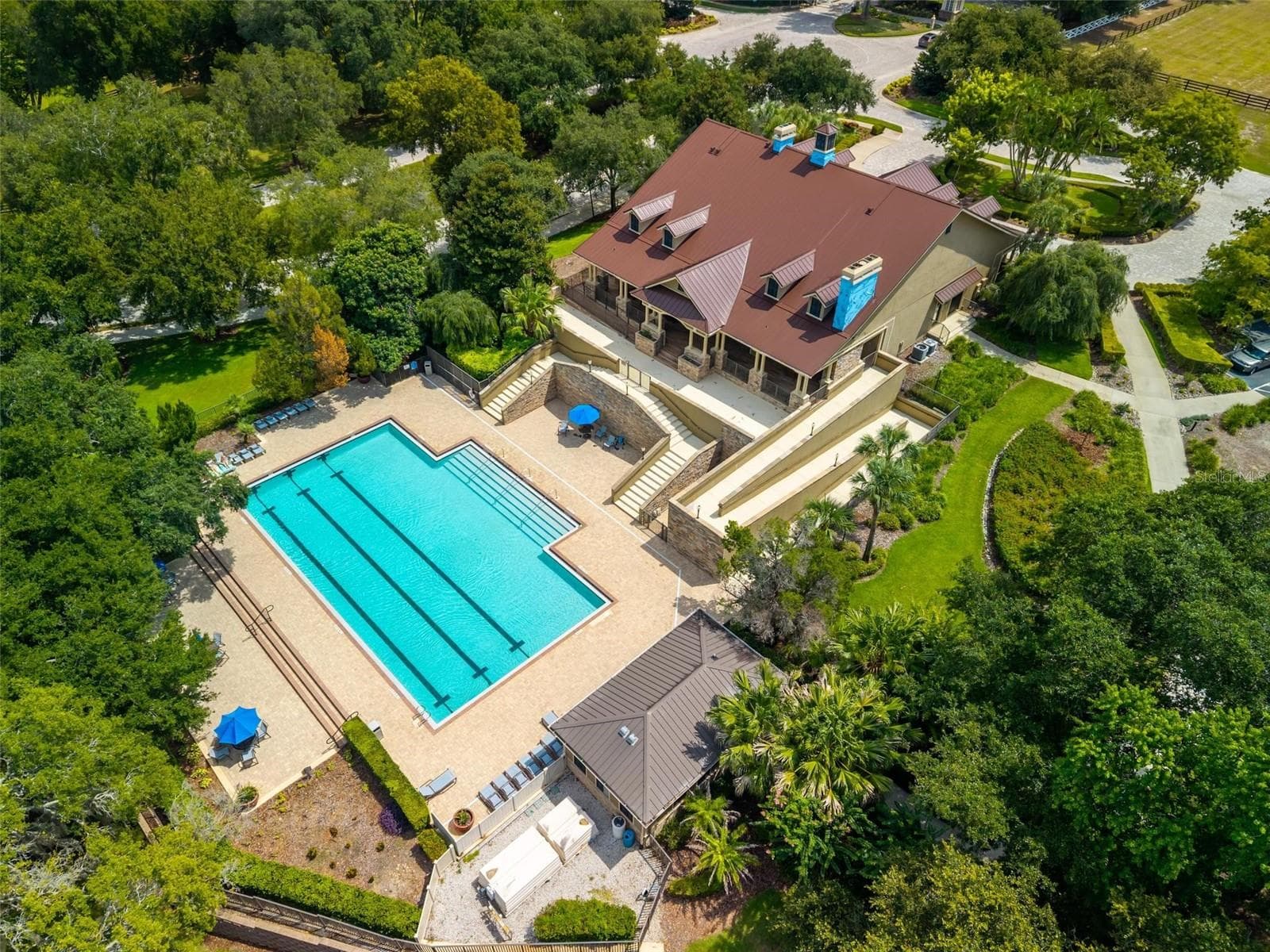 Aerial View of Pool / Clubhouse - 30539 LIPIZZAN TER, MOUNT DORA